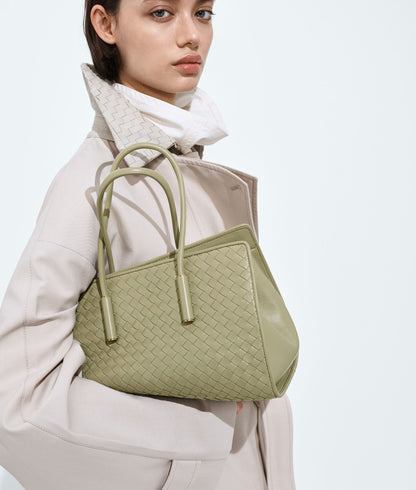 Bottega Veneta Small Barbara Tote in Travertine