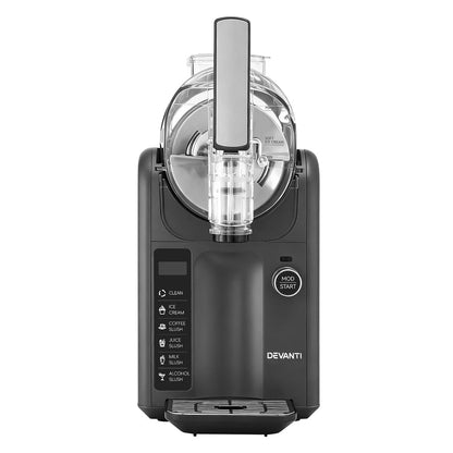Devanti Slushie Machine Ice Cream Maker 2L (Grey)