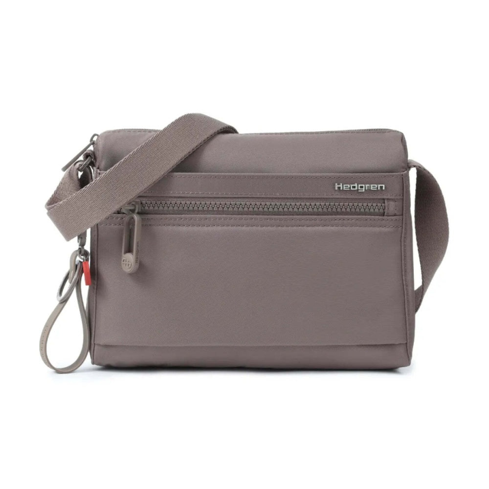 Hedgren Eye Neo RFID Pocket Recycled Water Repellent Crossbody Bag Sepia