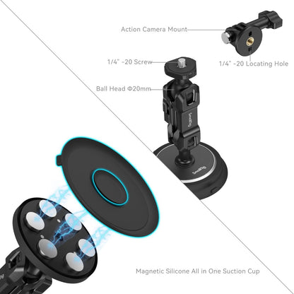 SmallRig Magnetic Suction Cup Magic Arm Kit