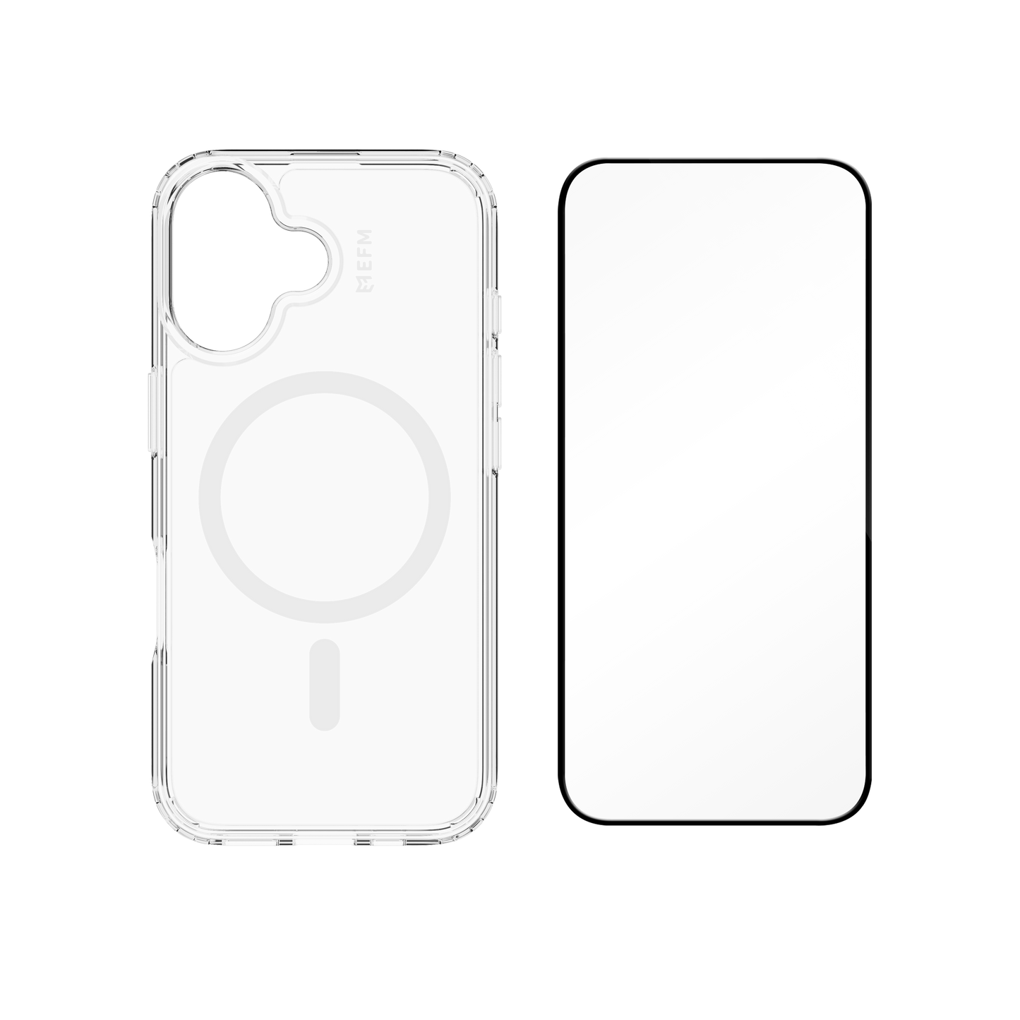EFM 2-in-1 Case and Screen Protection Bundle - iPhone 16 Plus (Clear)