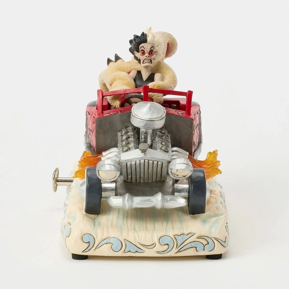 Jim Shore Disney Traditions - 101 Dalmatians - Cruella Car Scene Musical