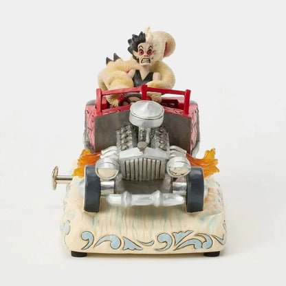 Jim Shore Disney Traditions - 101 Dalmatians - Cruella Car Scene Musical