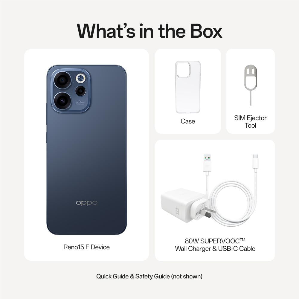 OPPO Reno15 F 5G 256GB (Twilight Black)