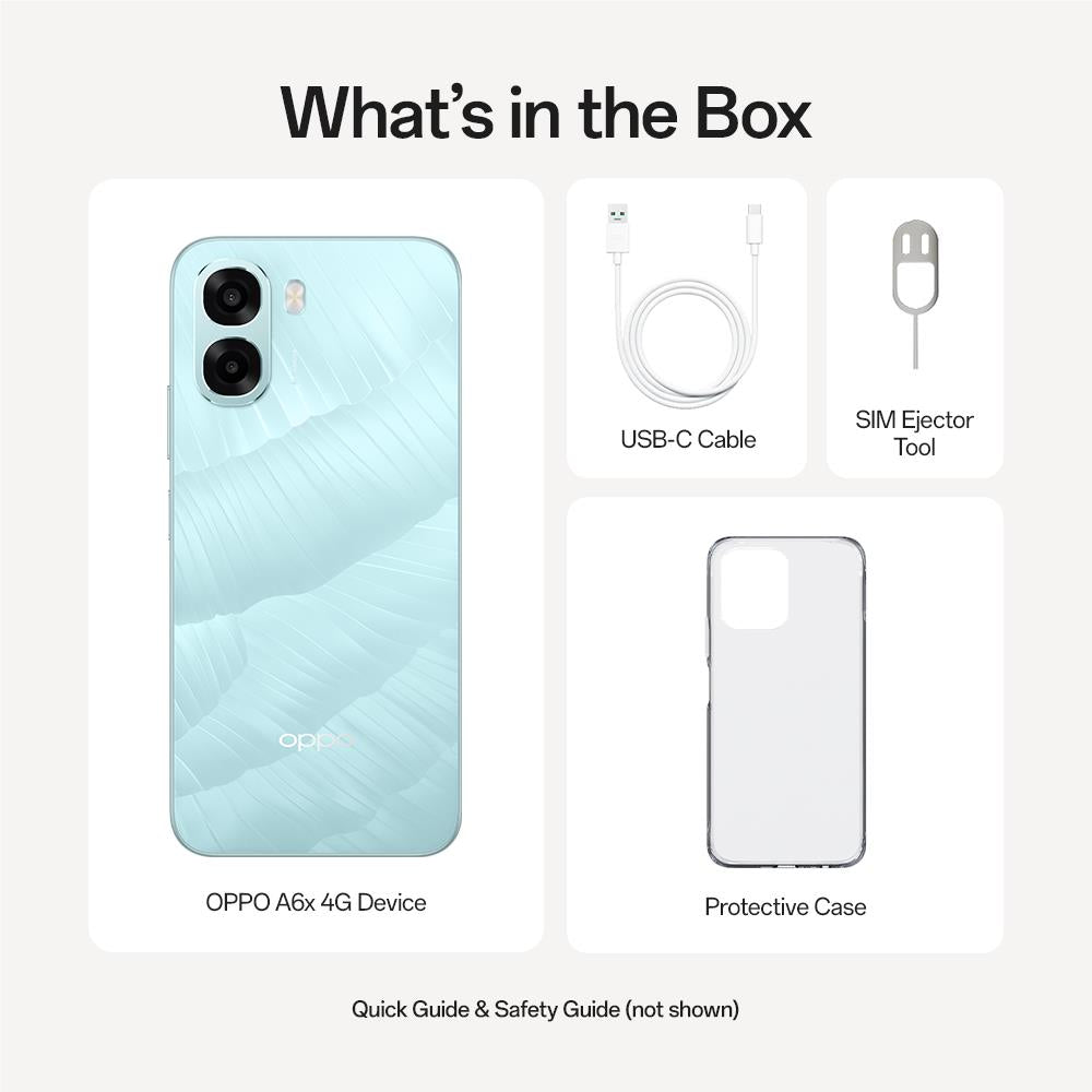 OPPO A6x 4G 128GB (Ice Blue)