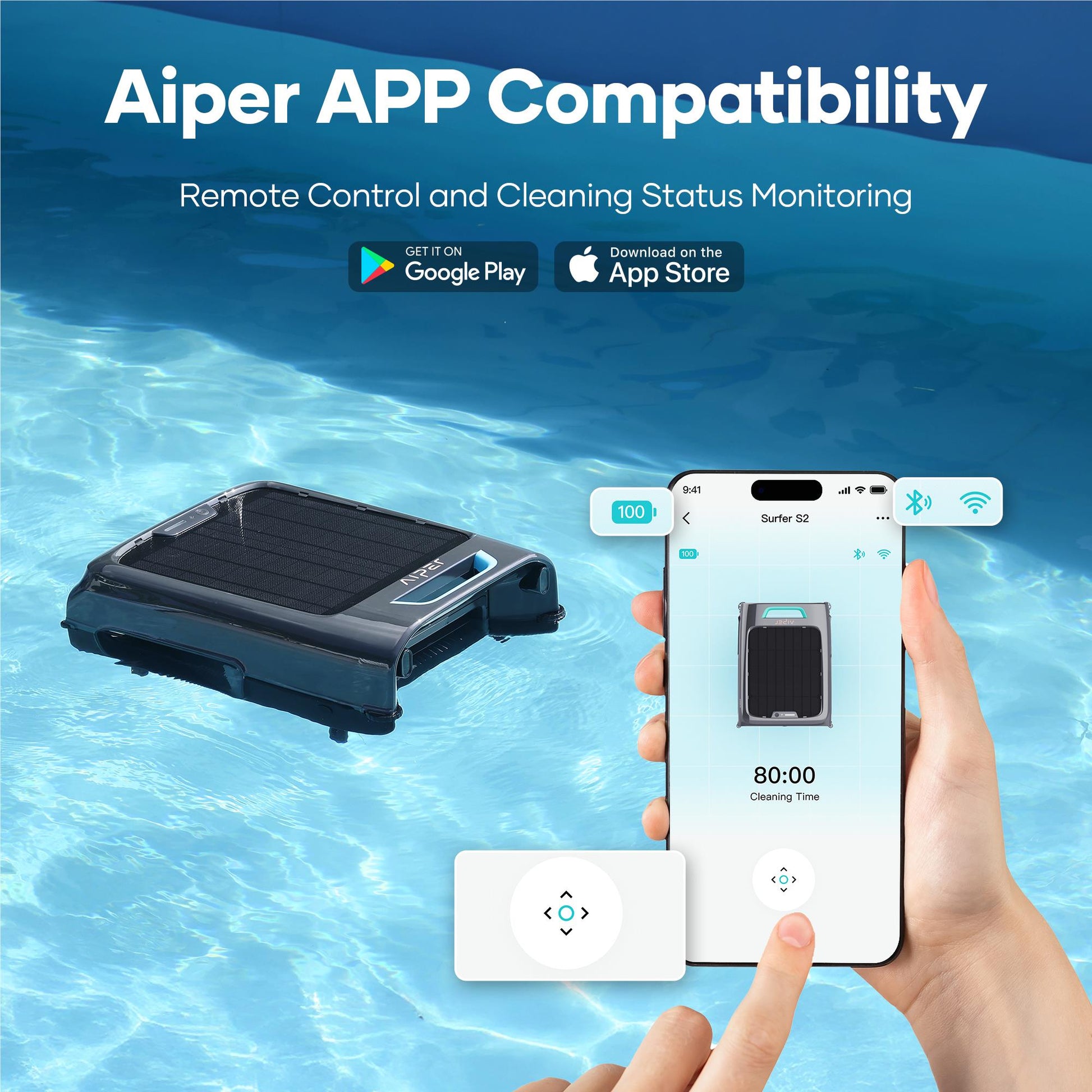Aiper Surfer S2 Robotic Pool Cleaner