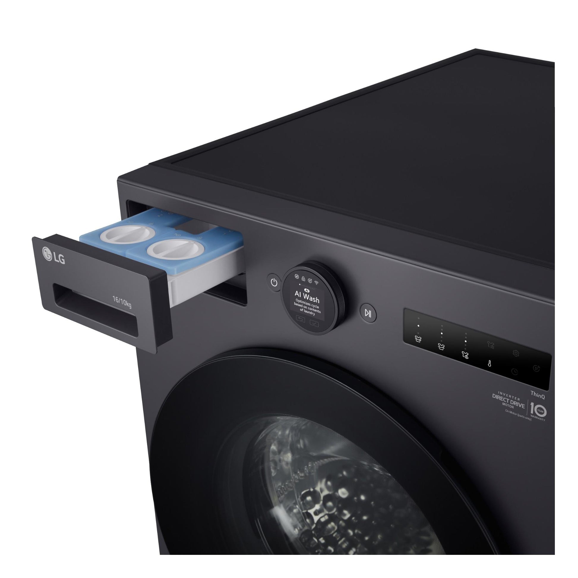 LG WXLC-1016GX 16/10kg Series XL Front Load Washer Combo (Graphite)