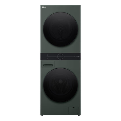 LG WWT-1210FGX WashTower™ 12/10kg Compact All-In-One Stacked Washer Dryer (Forest Green)