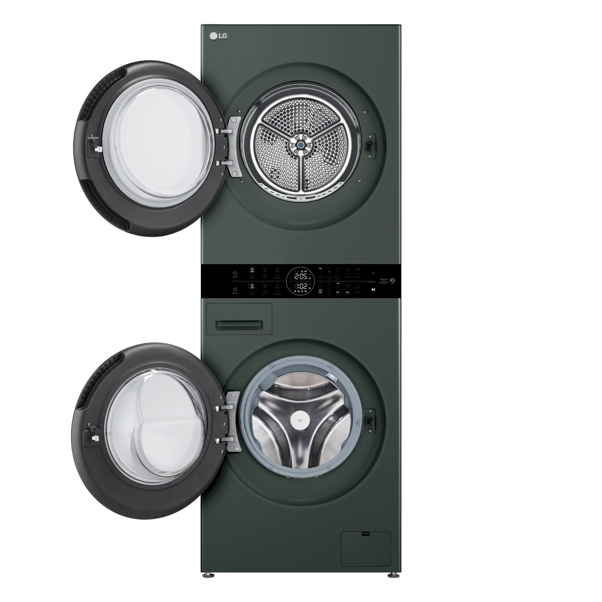 LG WWT-1210FGX WashTower™ 12/10kg Compact All-In-One Stacked Washer Dryer (Forest Green)