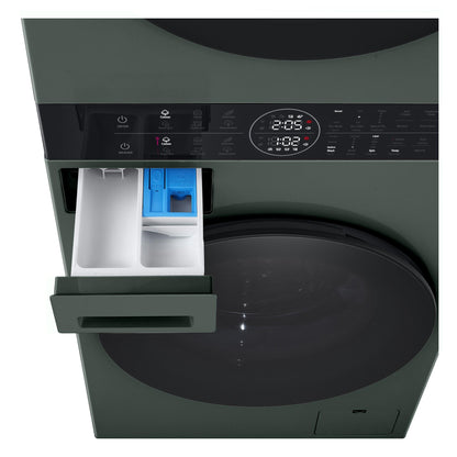 LG WWT-1210FGX WashTower™ 12/10kg Compact All-In-One Stacked Washer Dryer (Forest Green)