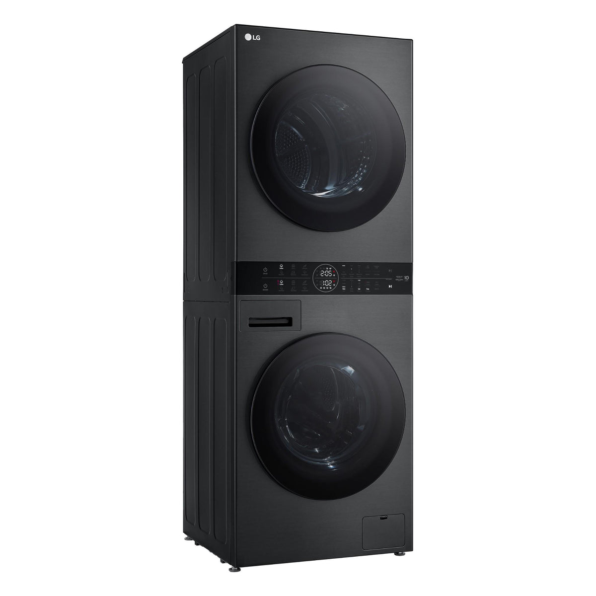 LG WWT-1210BX WashTower 12/10kg Compact All-In-One Stacked Washer Dryer (Black)