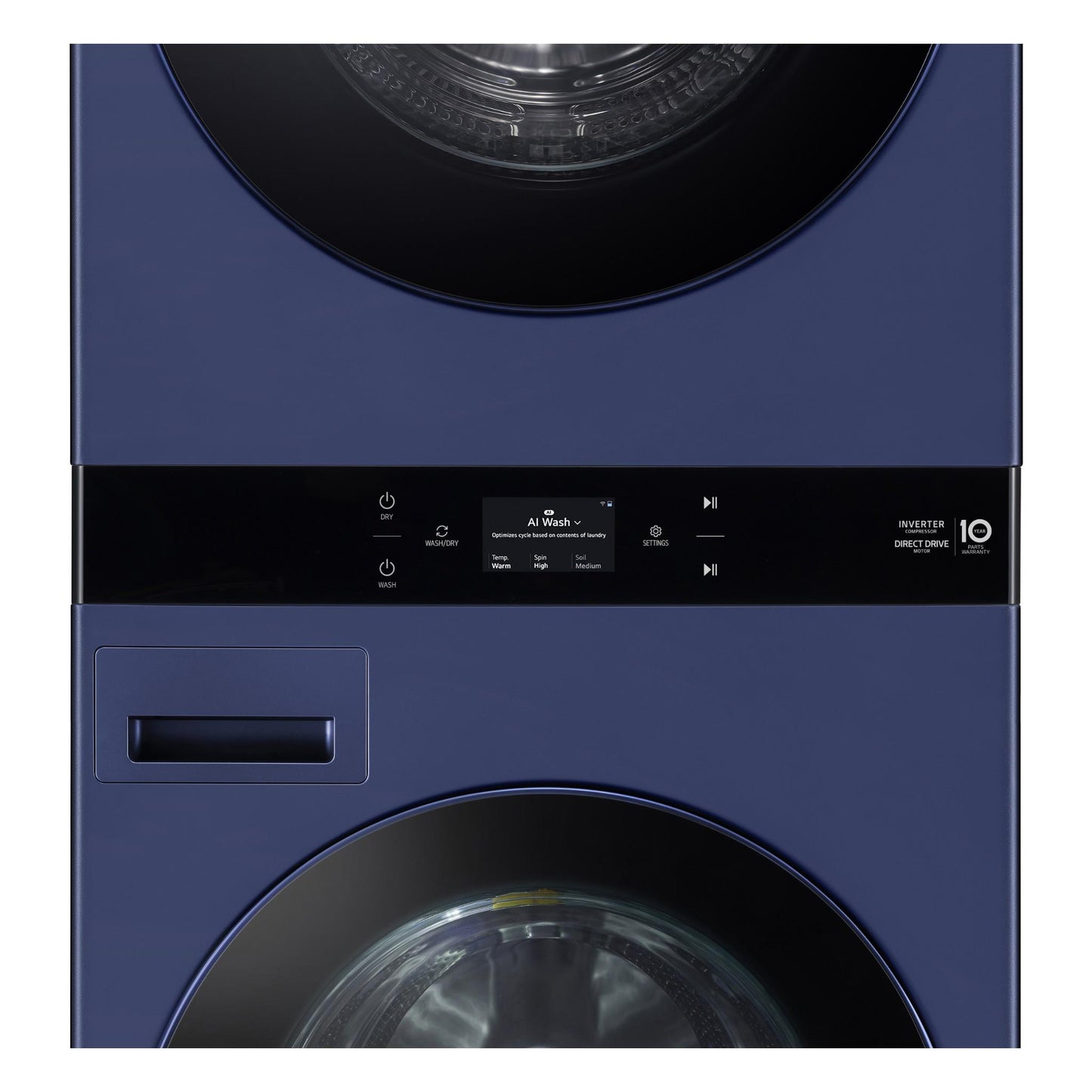 LG WWT-1910BLX AI WashTower™ 19/10KG All-In-One Stacked Washer Dryer (Blue)