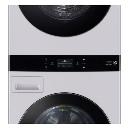 LG WWT-1910GRX AI WashTower™ 19/10KG All-In-One Stacked Washer Dryer (Matte Grey)