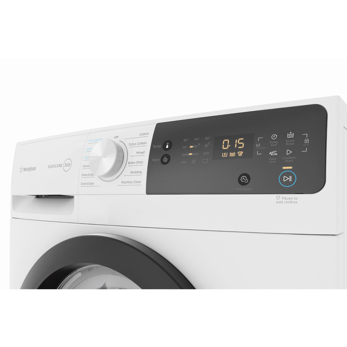 Westinghouse WWF7524N3WAS EasyCare 300 Series 7.5kg Front Load Washer