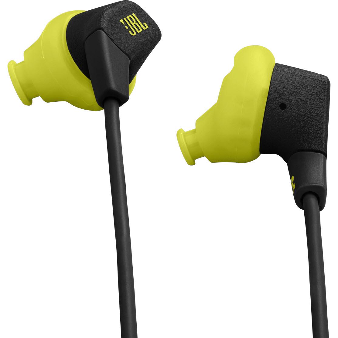 JBL Endurance Run 3  Waterproof Wired USB-C In-Ear Headphones (Black/Lime)