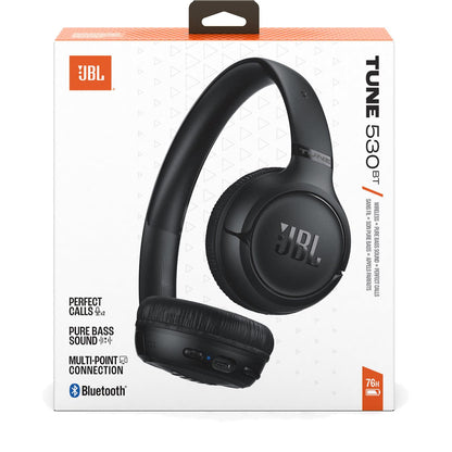 JBL Tune 530BT Wireless On-Ear Headphones (Black)