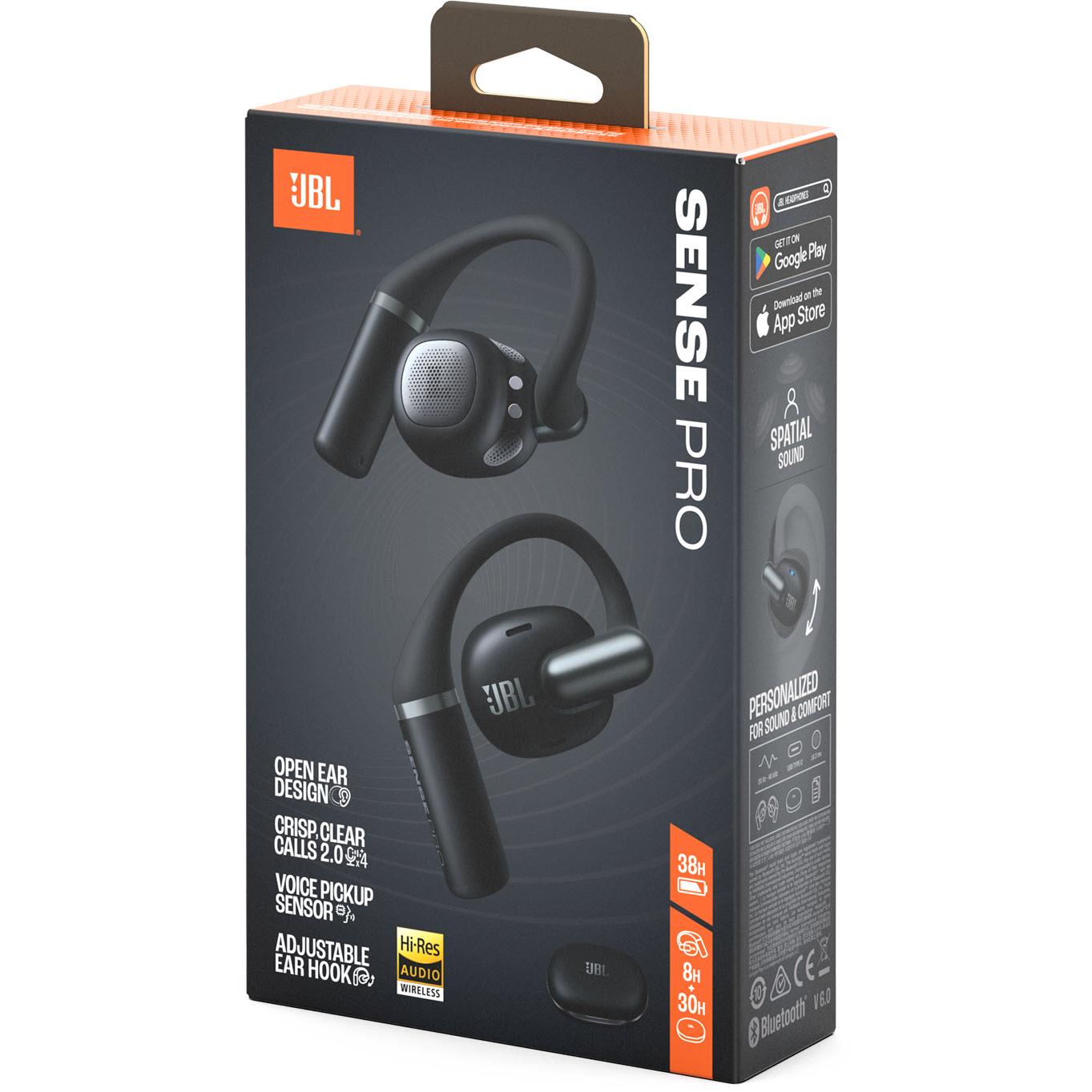 JBL Sense Pro Premium Open-Ear Headphones (Black)