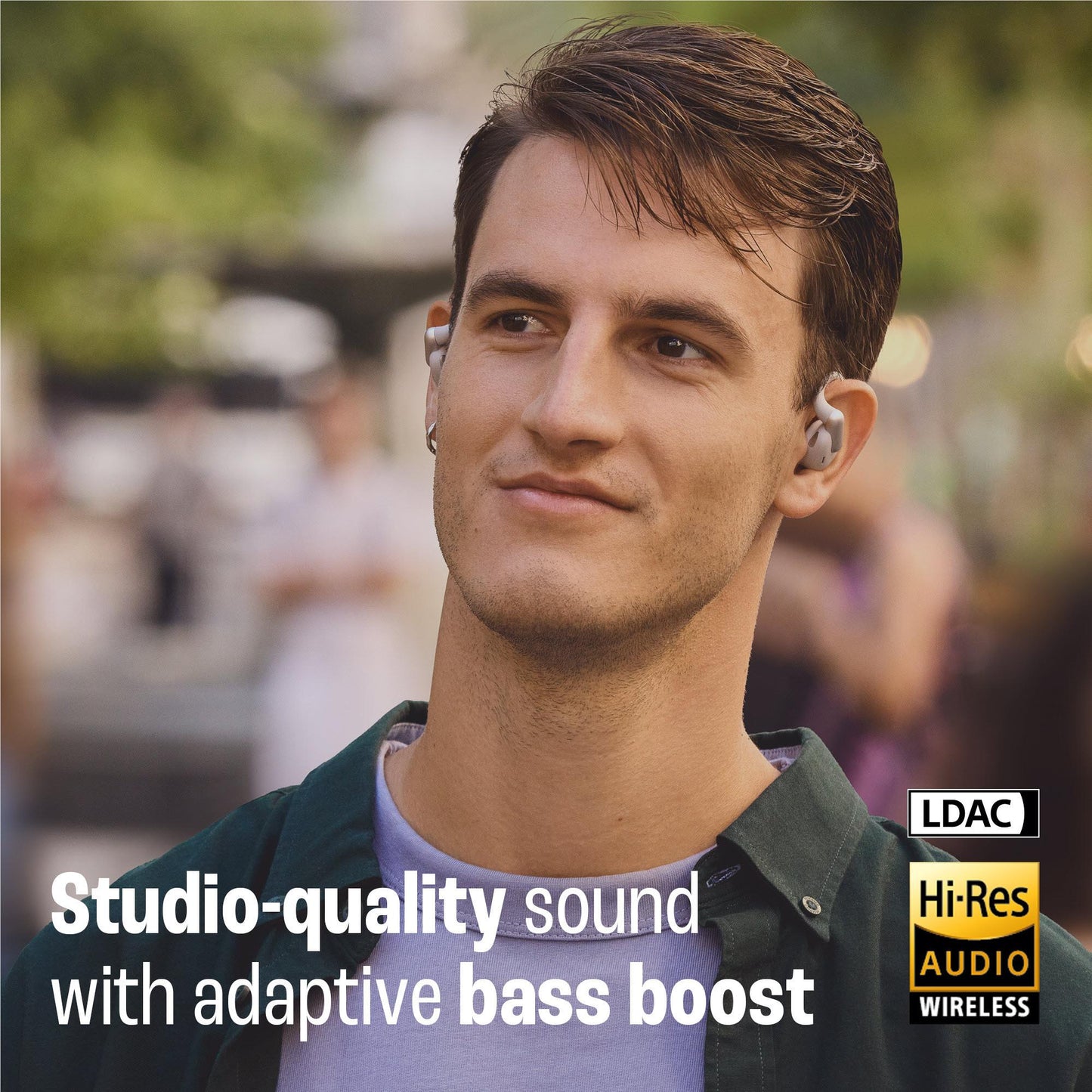 JBL Sense Pro Premium Open-Ear Headphones (Black)