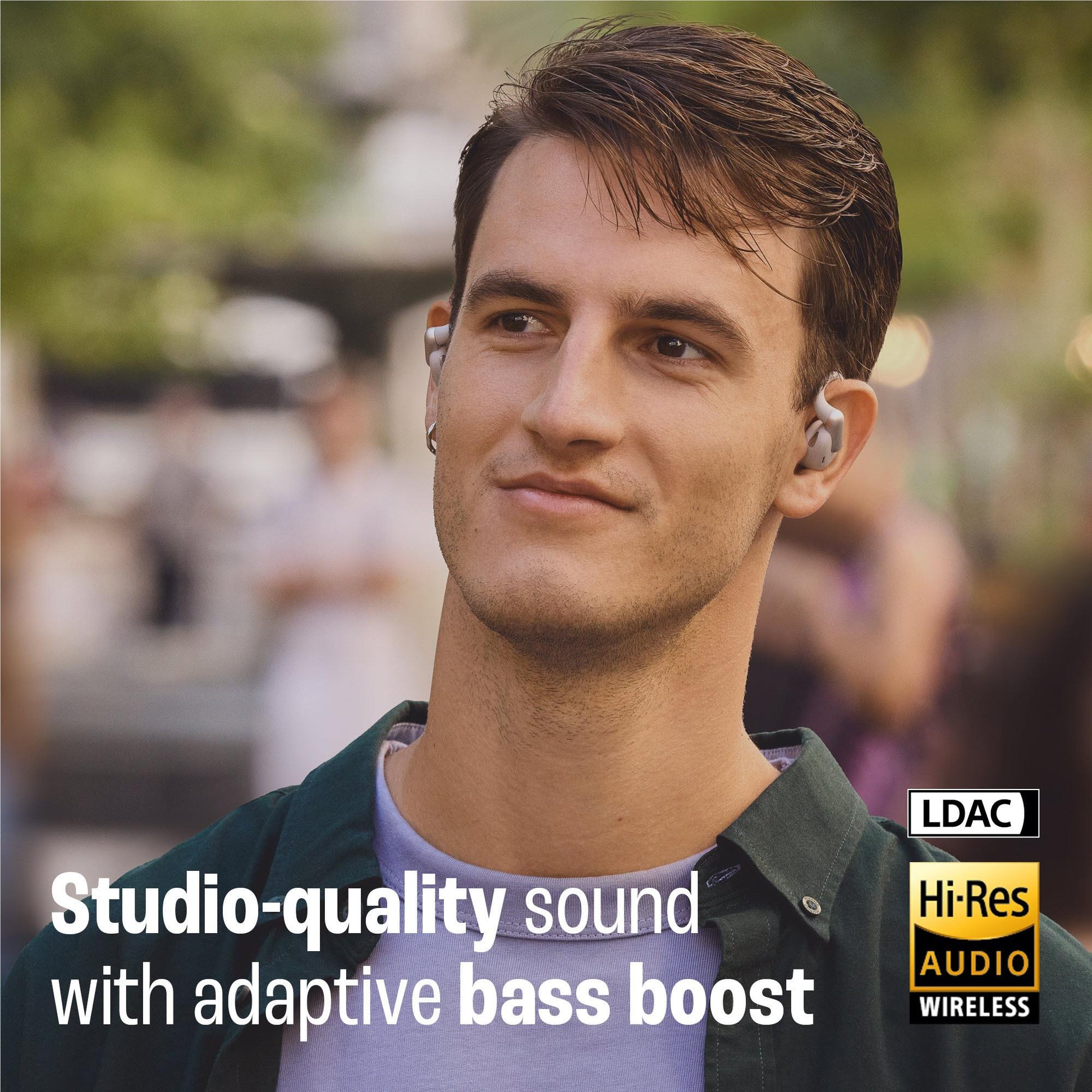 JBL Sense Pro Premium Open-Ear Headphones (Black)