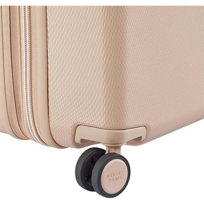 Delsey Luggage Chatelet Air 2.0 4-Wheel Suitcase Beige Rose/Gold 66cm