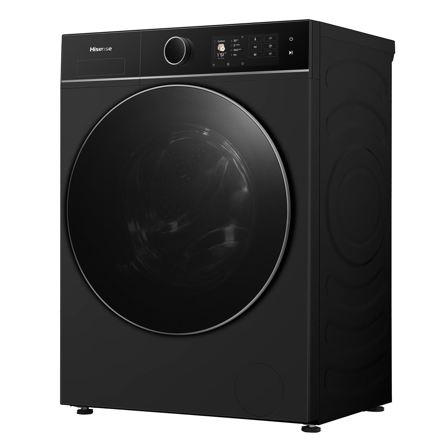 Hisense HWF8i1015BX Series 8I 10kg TFT Front Load Washer (Charcoal Black)
