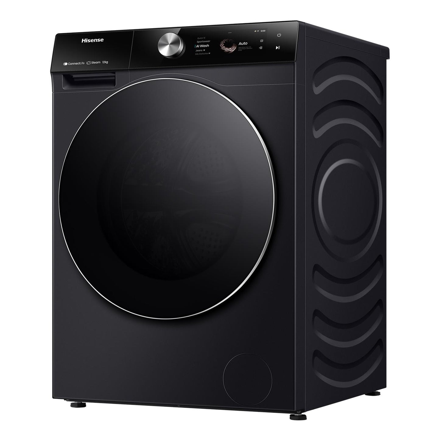 Hisense HWF9S1214BX Series 9S 12kg TFT Front Load Washer (Charcoal Black)