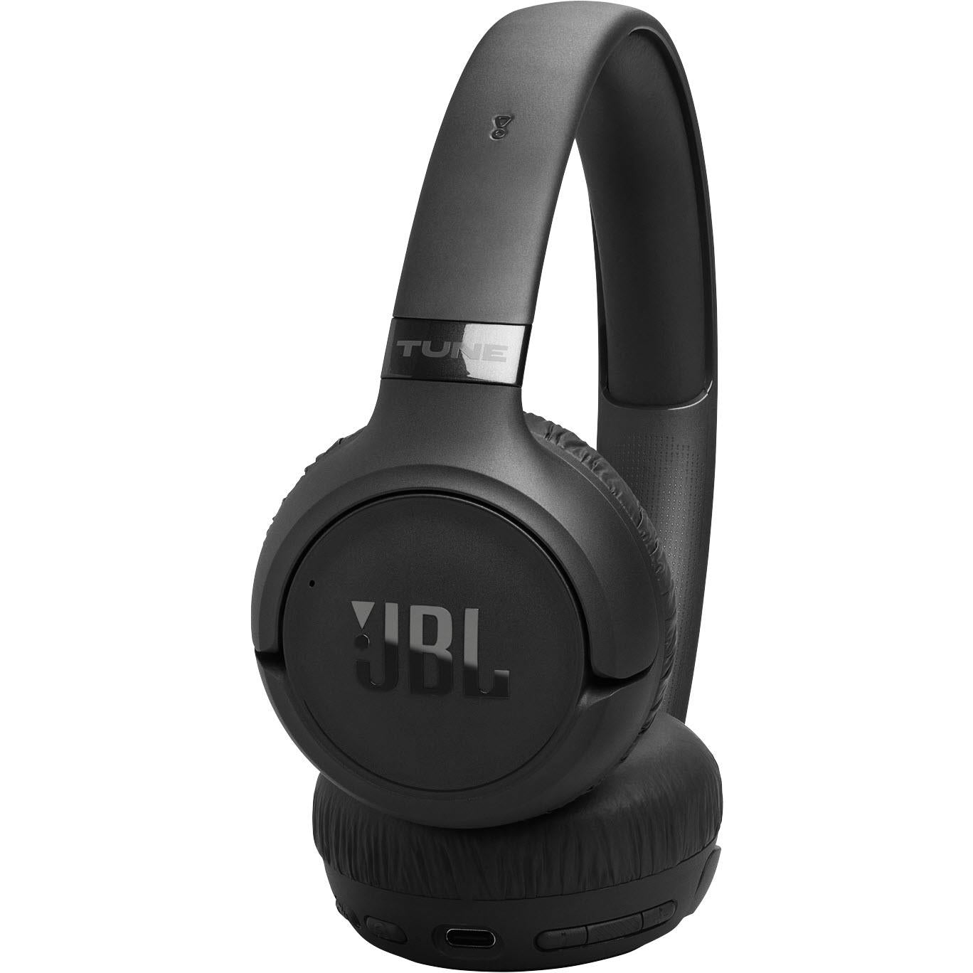 JBL Tune 680NC Wireless On-Ear Noise Cancelling Headphones (Black)