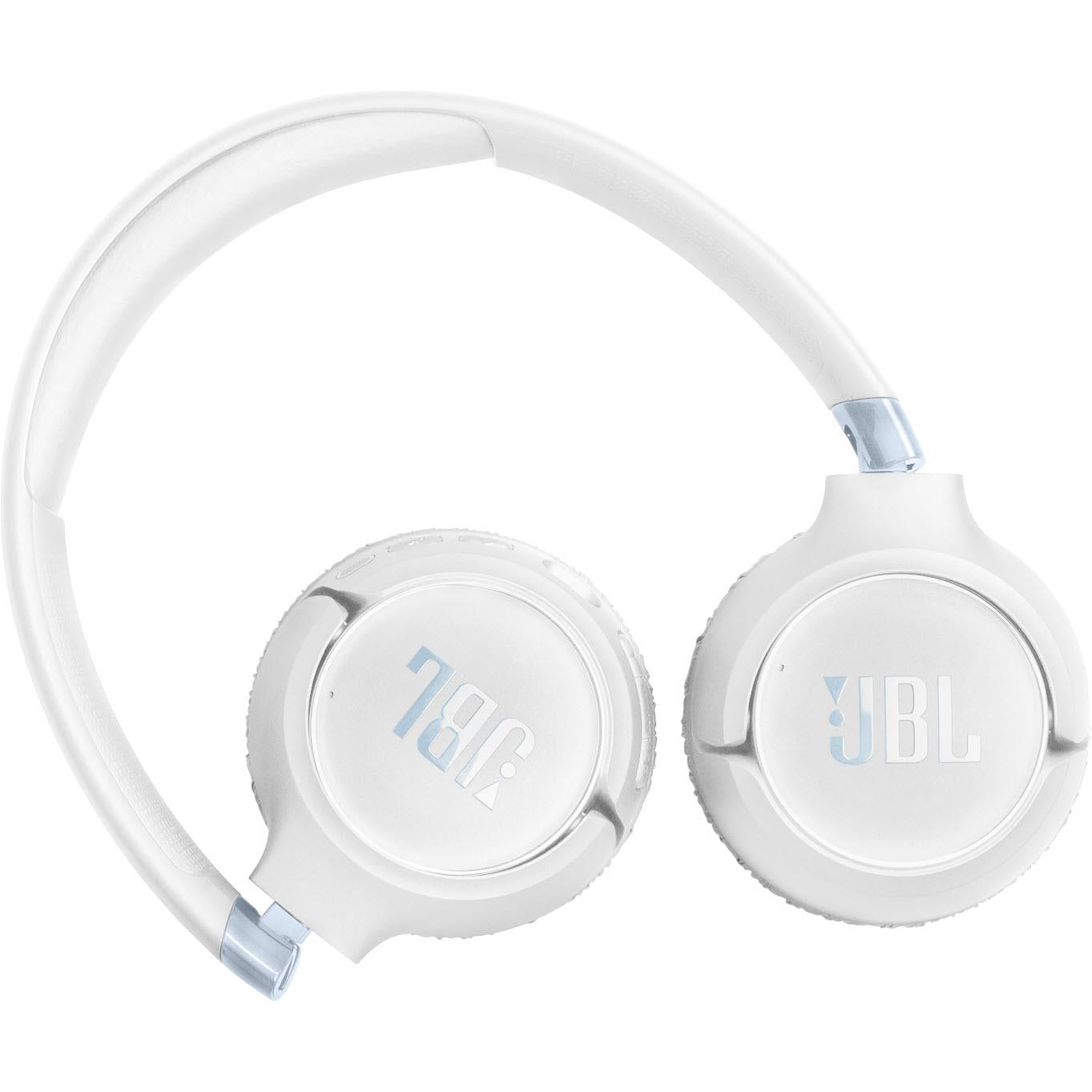 JBL Tune 680NC Wireless On-Ear Noise Cancelling Headphones (White)
