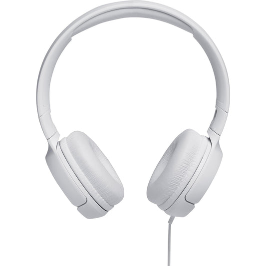 JBL Tune 500 Wired On-ear Headphones (White)