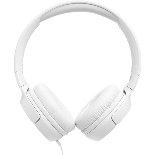 JBL Tune 520C Wired USB-C On-Ear Headphones (White)