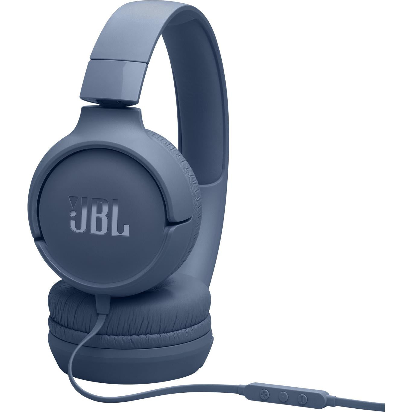 JBL Tune 520C Wired USB-C On-Ear Headphones (Blue)
