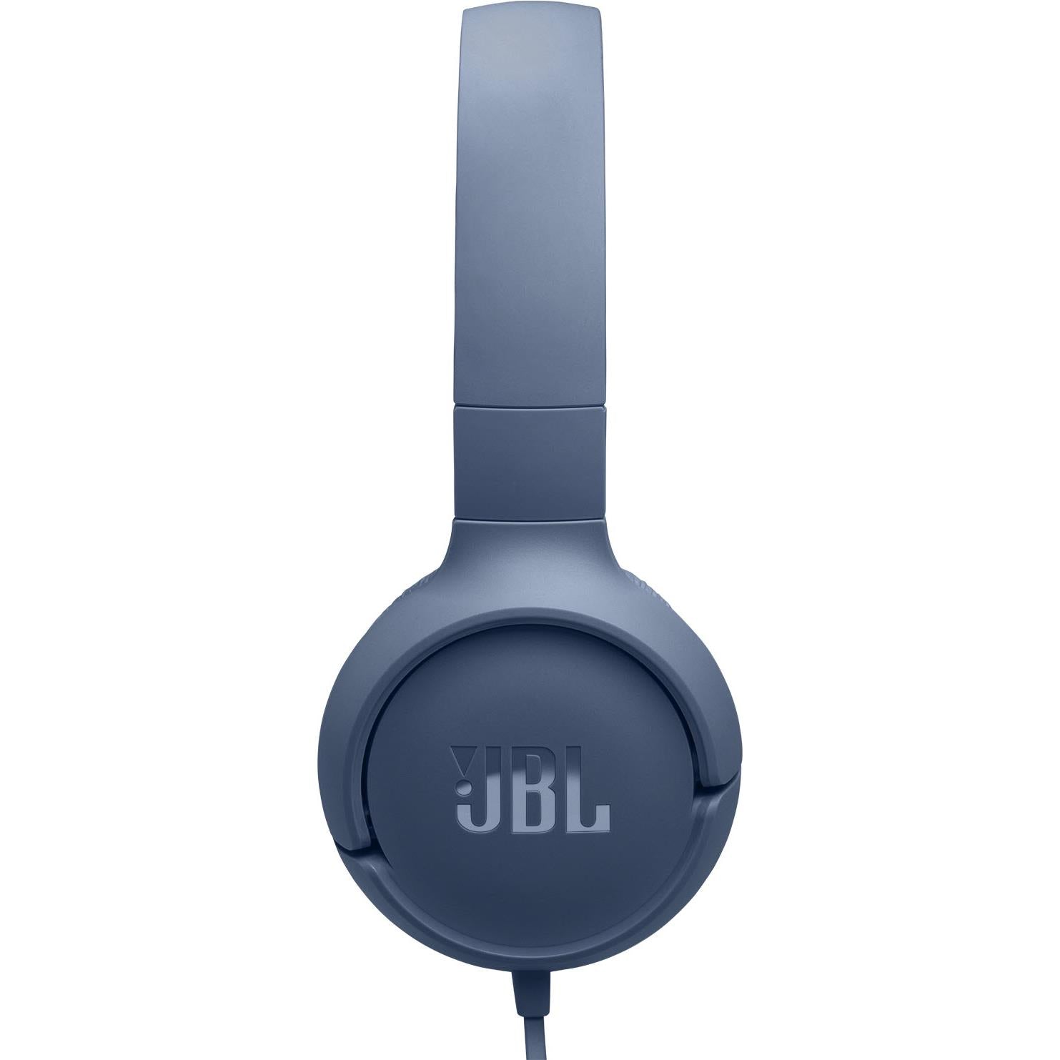 JBL Tune 520C Wired USB-C On-Ear Headphones (Blue)