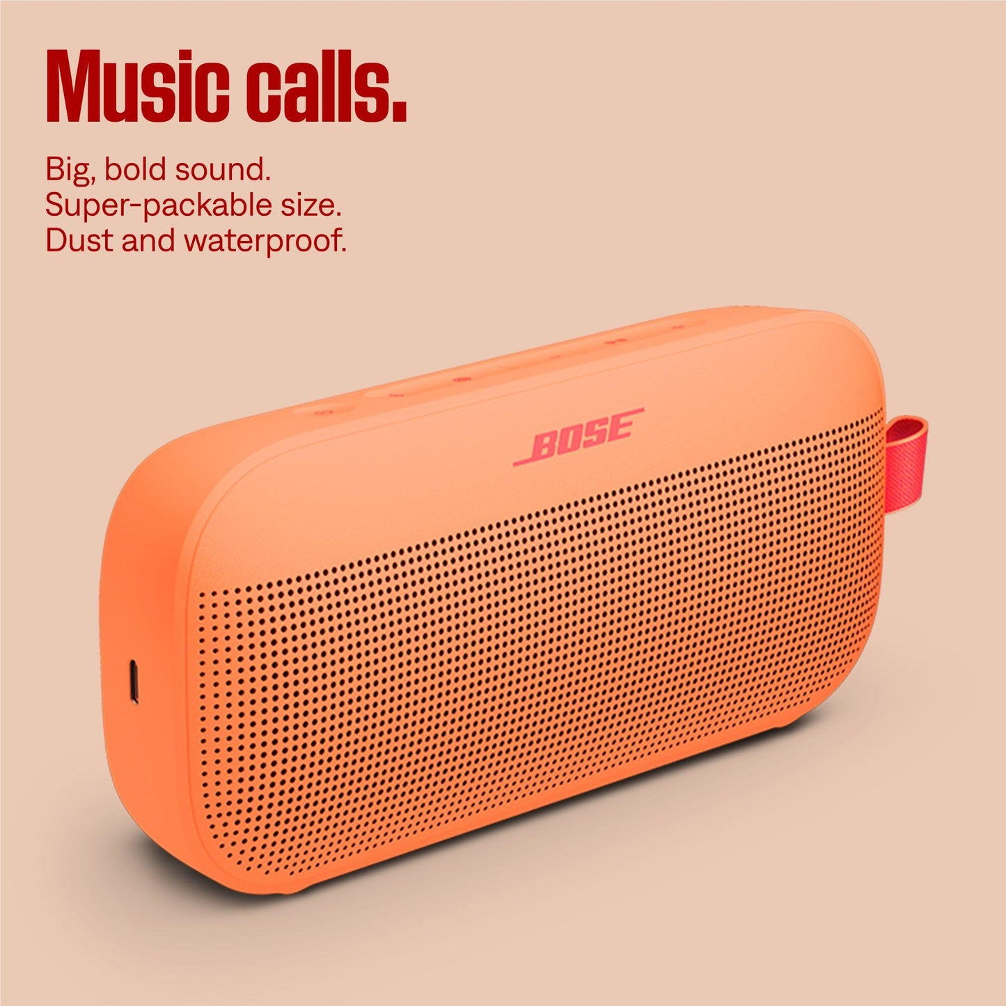 Bose SoundLink Flex Portable Speaker 2nd Gen (Peach)