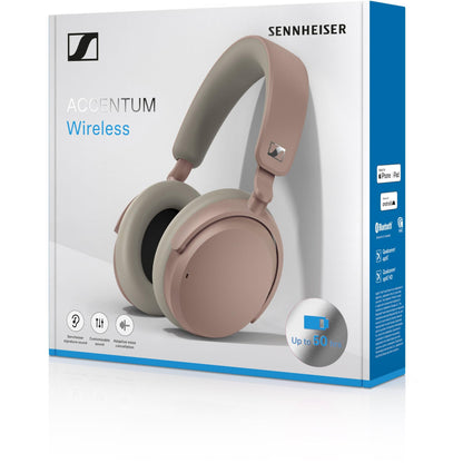 Sennheiser ACCENTUM Wireless Noise Cancelling Over-Ear Headphones (Taupe)