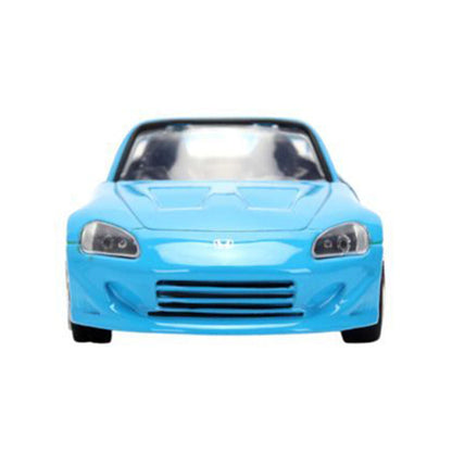 Jada 1:32 Scale Fast & Furious 2001 Honda S2000 Blue Remix Diecast Vehicle Model