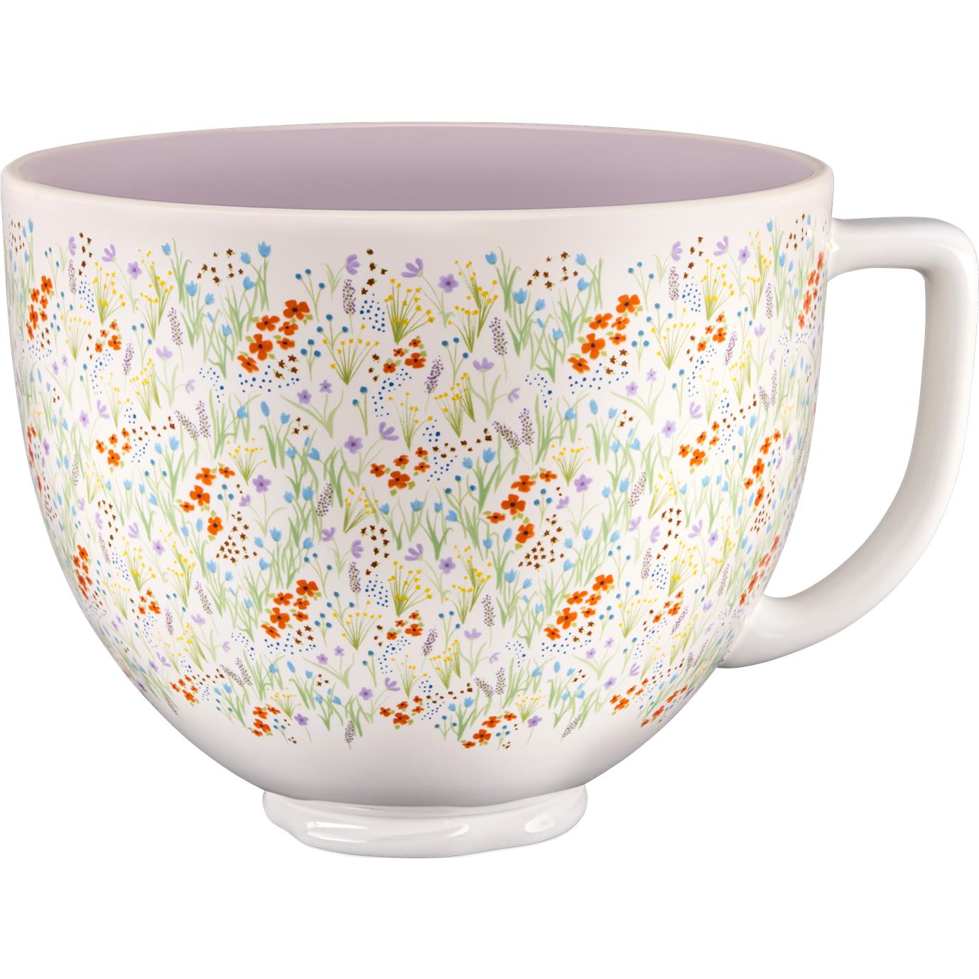 KitchenAid KSM156 4.7L Artisan Stand Mixer with Ceramic Floral Bowl