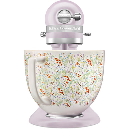KitchenAid KSM156 4.7L Artisan Stand Mixer with Ceramic Floral Bowl