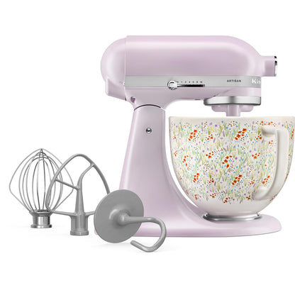 KitchenAid KSM156 4.7L Artisan Stand Mixer with Ceramic Floral Bowl