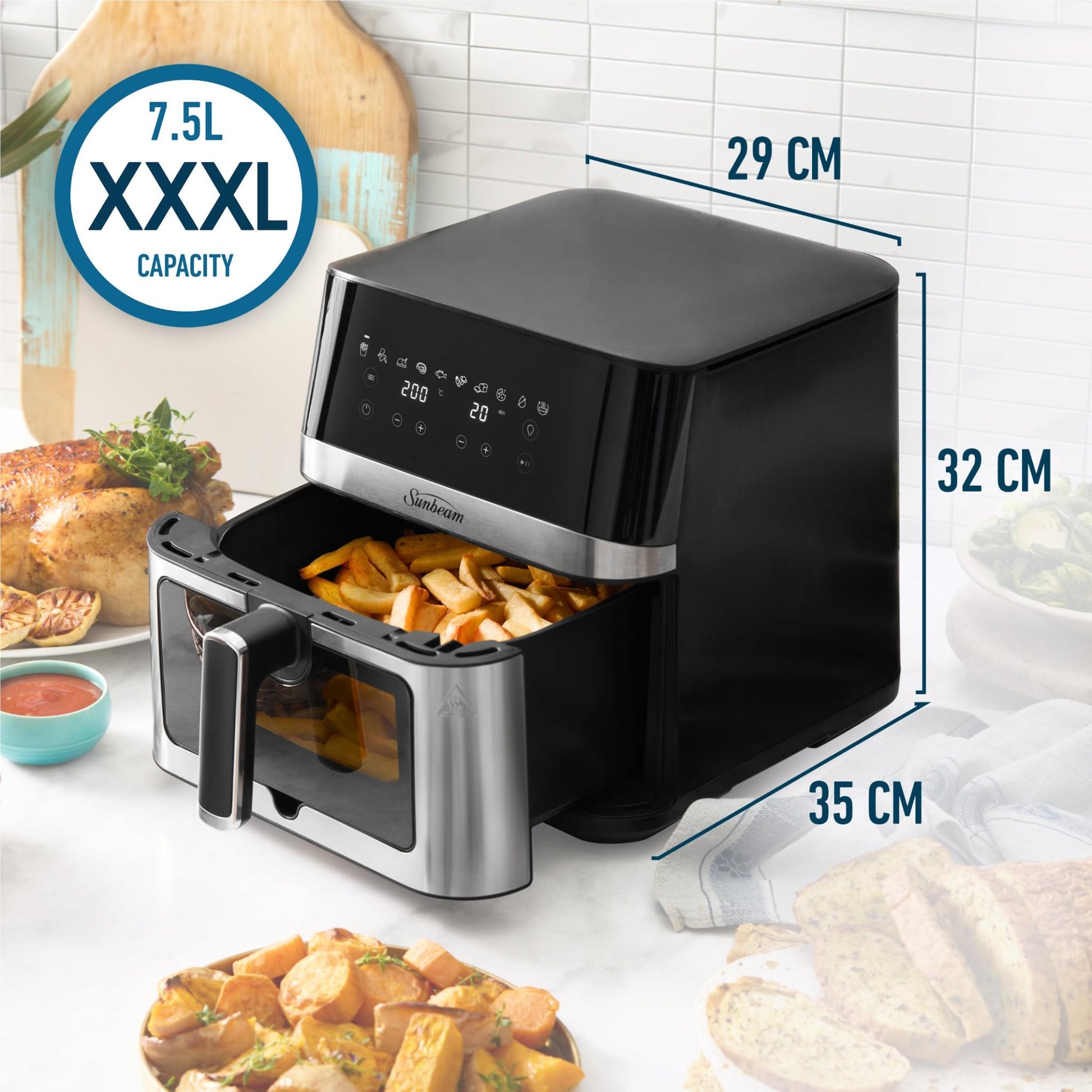 Sunbeam Alinea Max DiamondForce 7.5L  Air Fryer