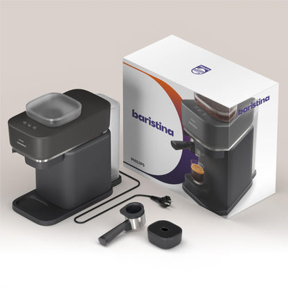 Philips Baristina Espresso Machine (Silhouette Black)