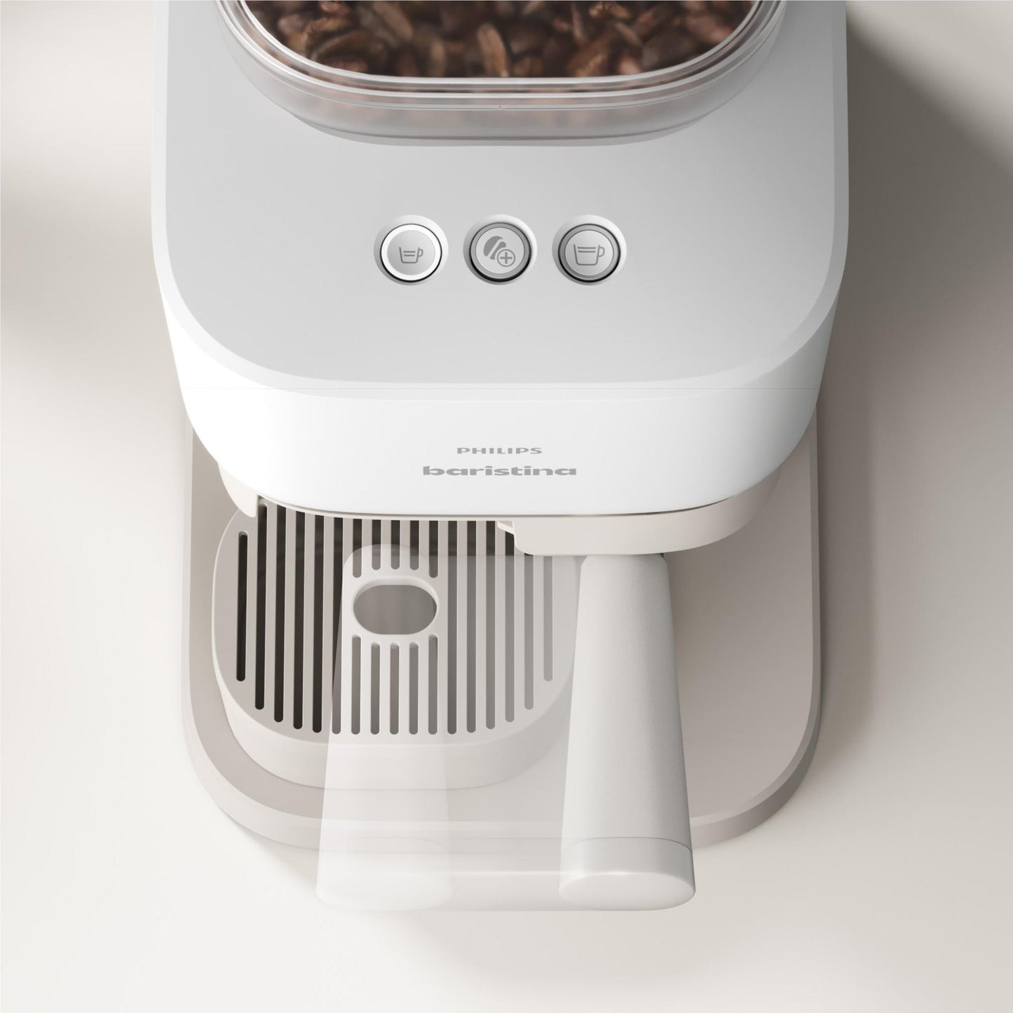 Philips Baristina Espresso Machine (Cloud White)