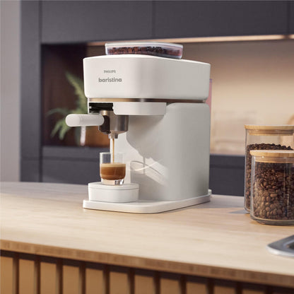 Philips Baristina Espresso Machine (Cloud White)