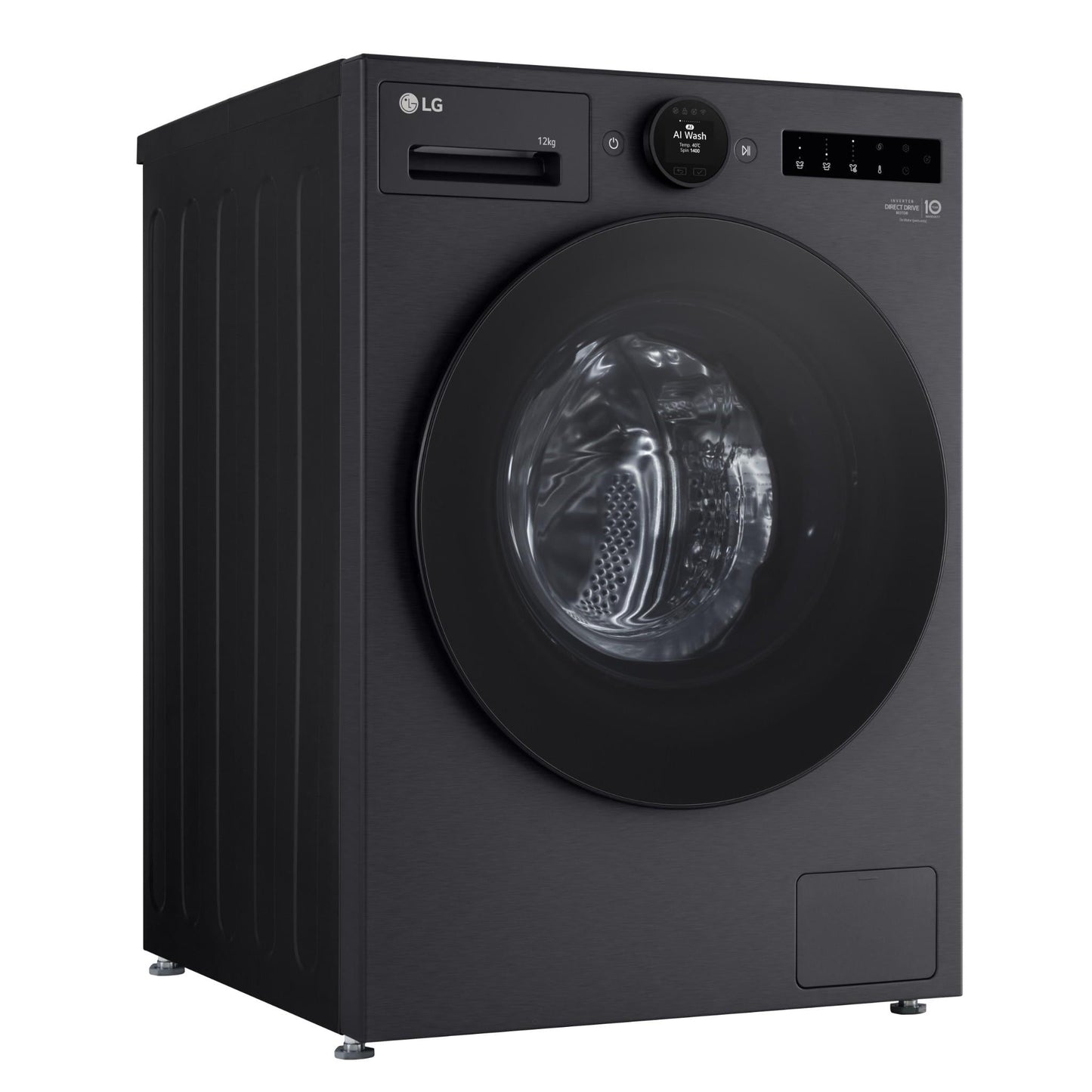 LG WX9-1412MB Series 9 12kg Front Load Washer (Matte Black)