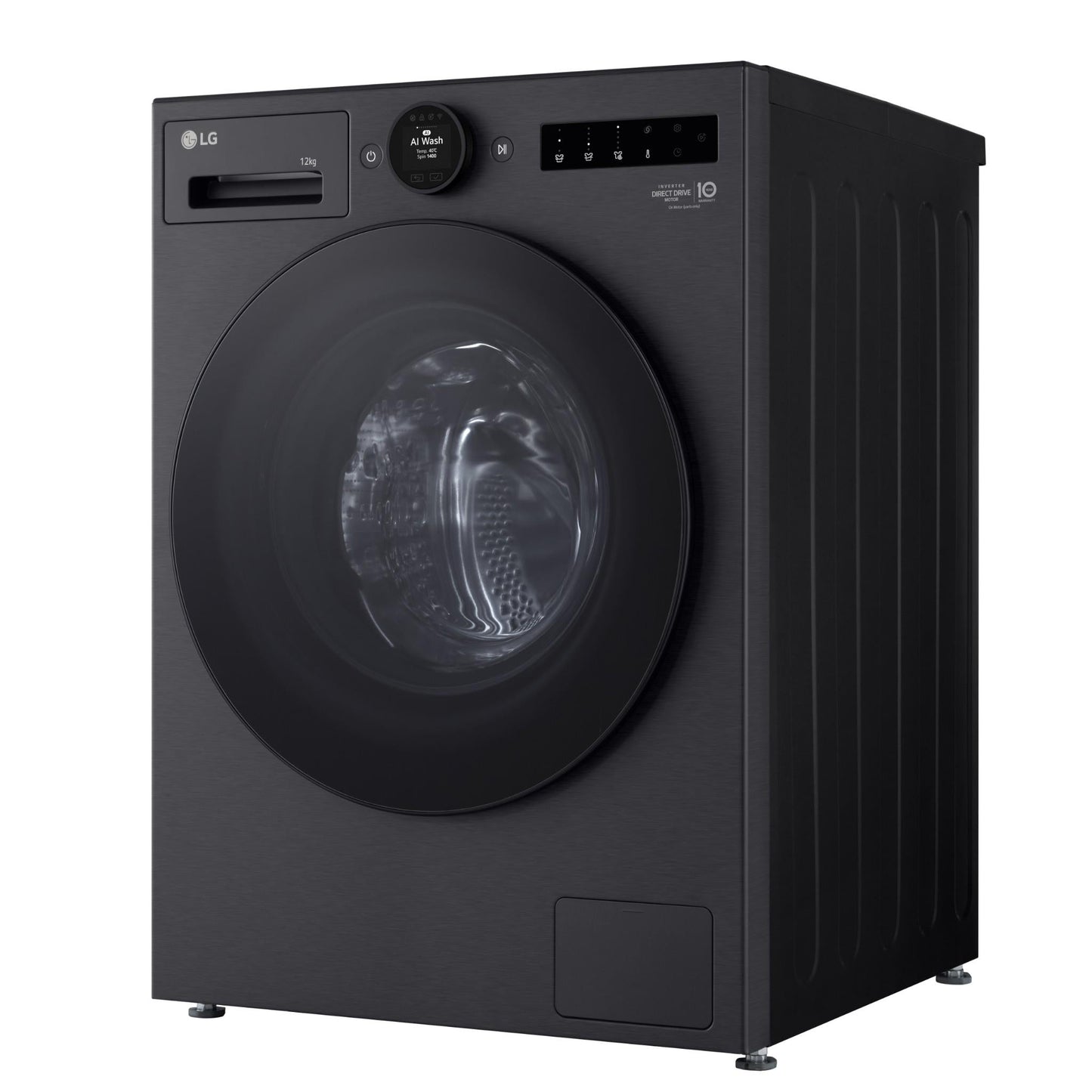LG WX9-1412MB Series 9 12kg Front Load Washer (Matte Black)