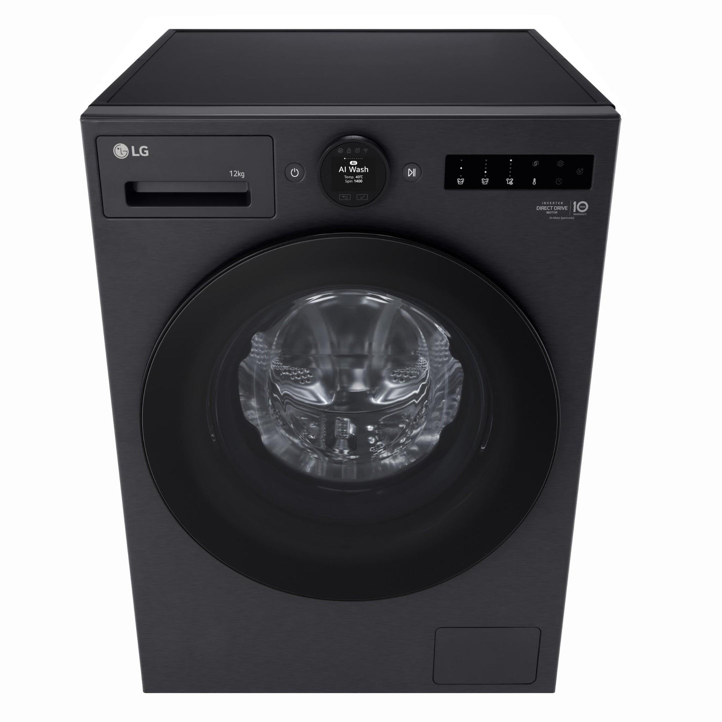 LG WX9-1412MB Series 9 12kg Front Load Washer (Matte Black)
