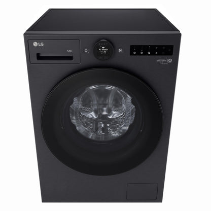 LG WX9-1412MB Series 9 12kg Front Load Washer (Matte Black)