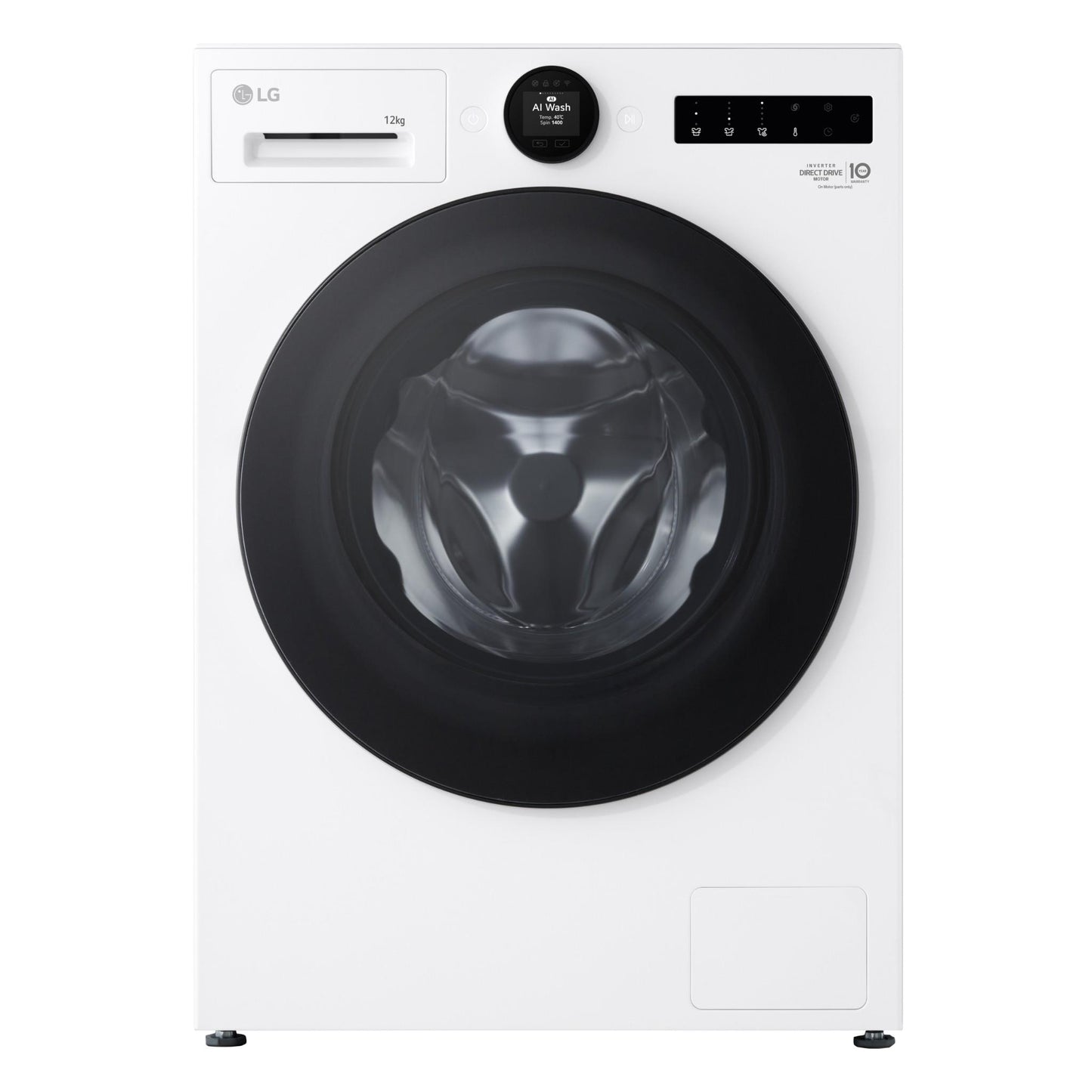 LG WX9-1412W Series 9 12kg Front Load Washer (White)