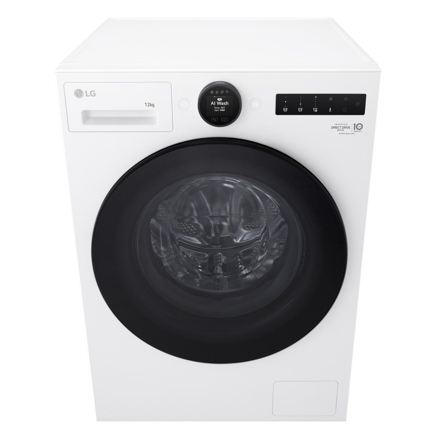 LG WX9-1412W Series 9 12kg Front Load Washer (White)