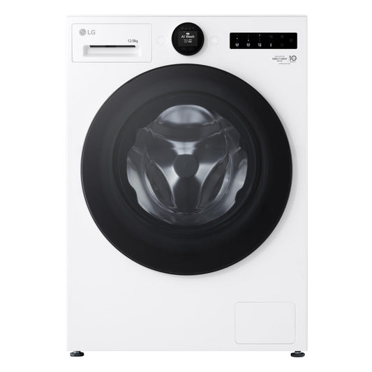 LG WXC10-1412W 12kg/8kg 10 Series AI Front Load Washer Dryer Combo (White)