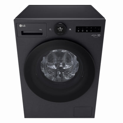 LG WX10-1412MB Series 10 12kg AI Front Load Washer (Matte Black)